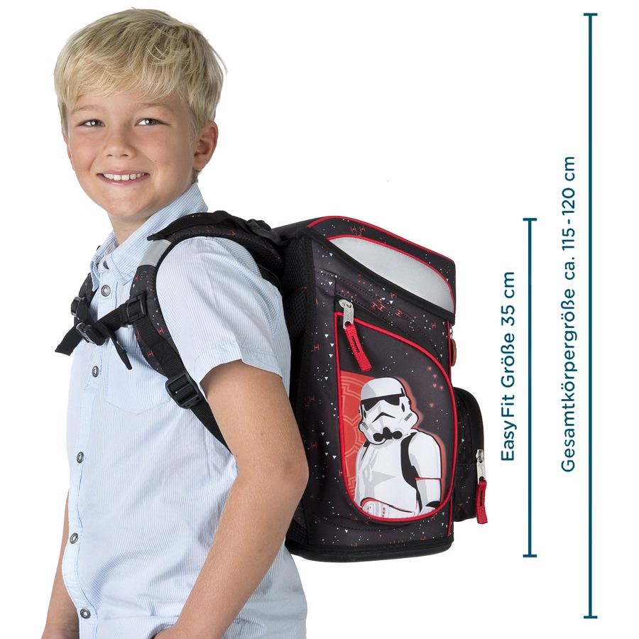 Scooli EasyFit Schulranzen-Set Star Wars, 5-teilig