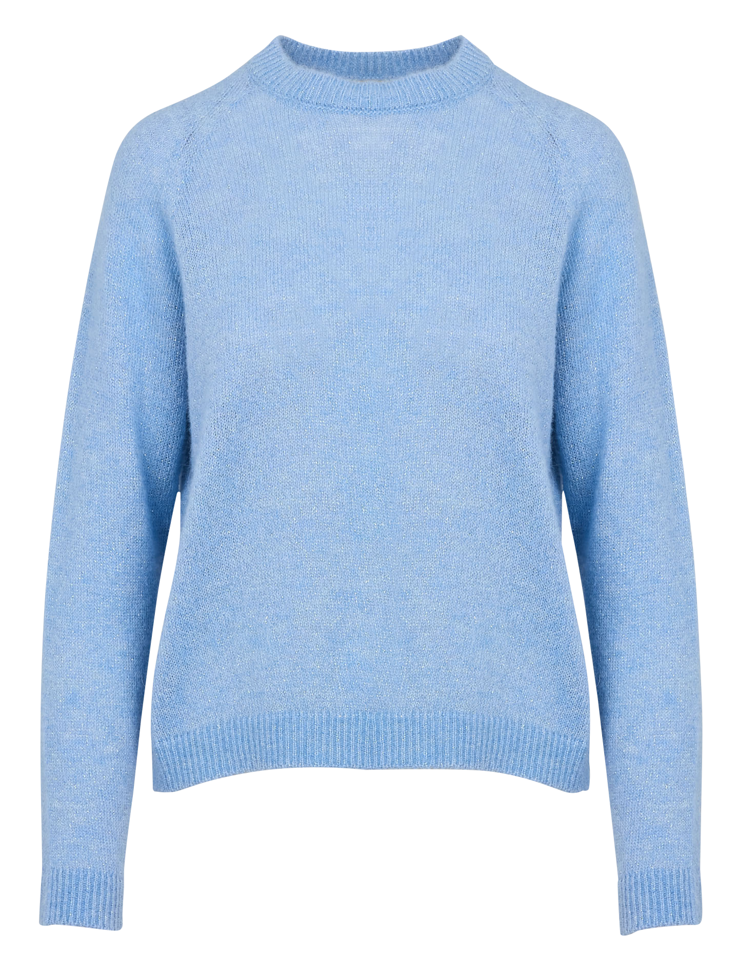 KYO - Pull droit en alpaga mélangé | Bleu