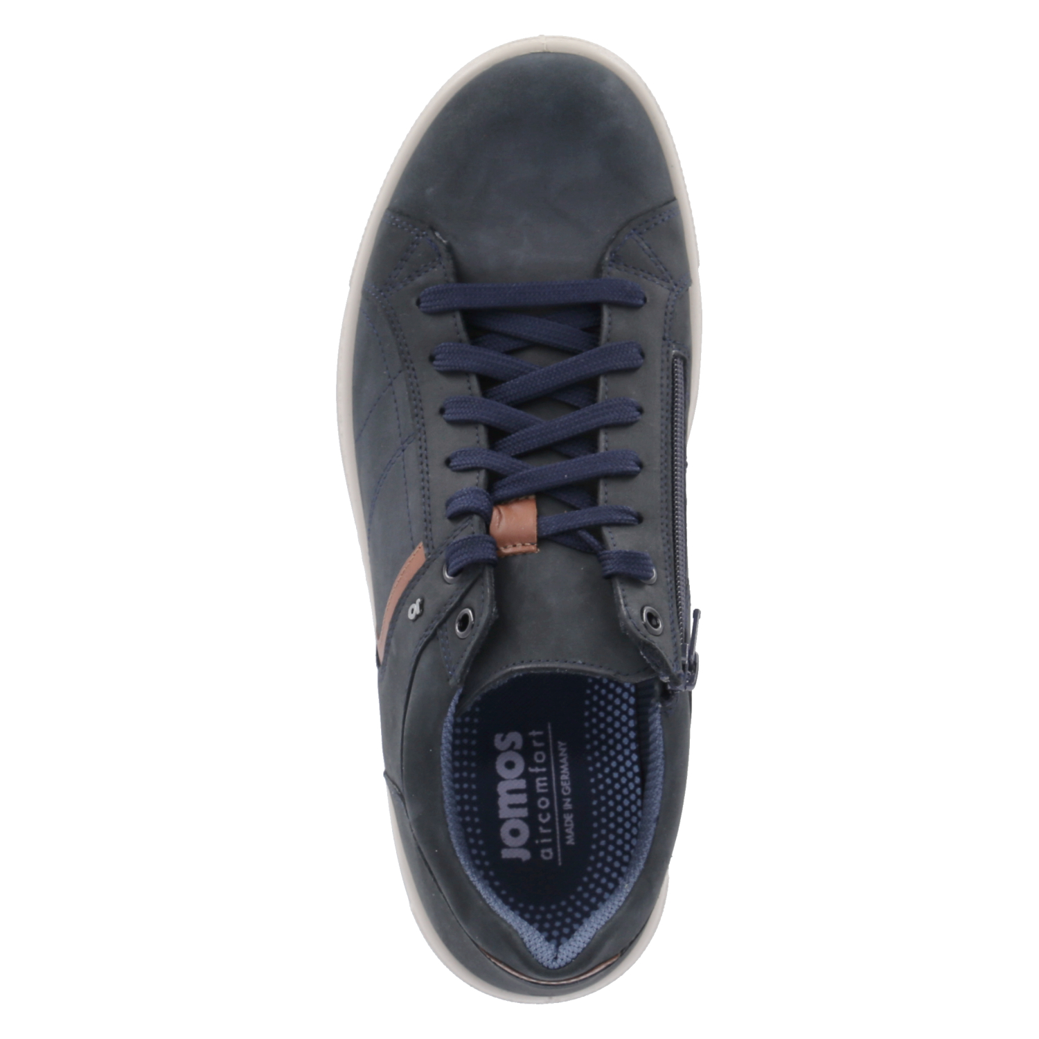 Jomos Halbschuhe - nachtblau/cognac