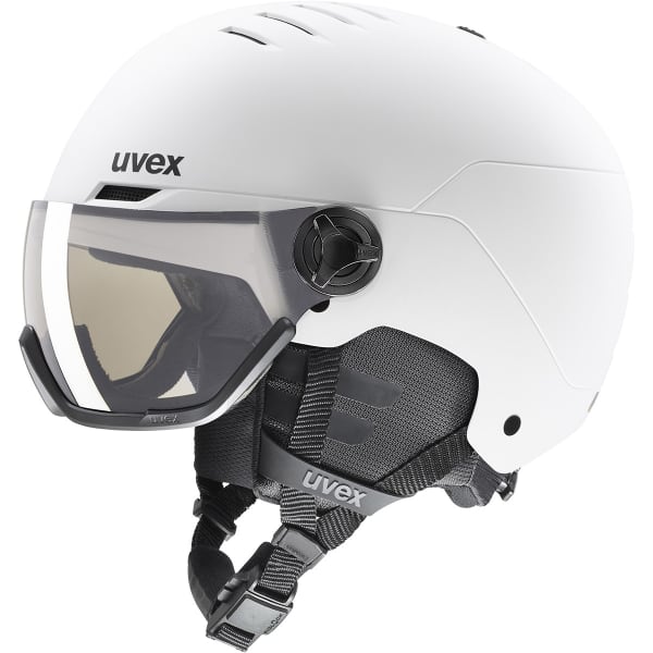 Casque de ski UVEX WANTED VISOR PRO V WHITE MATT
