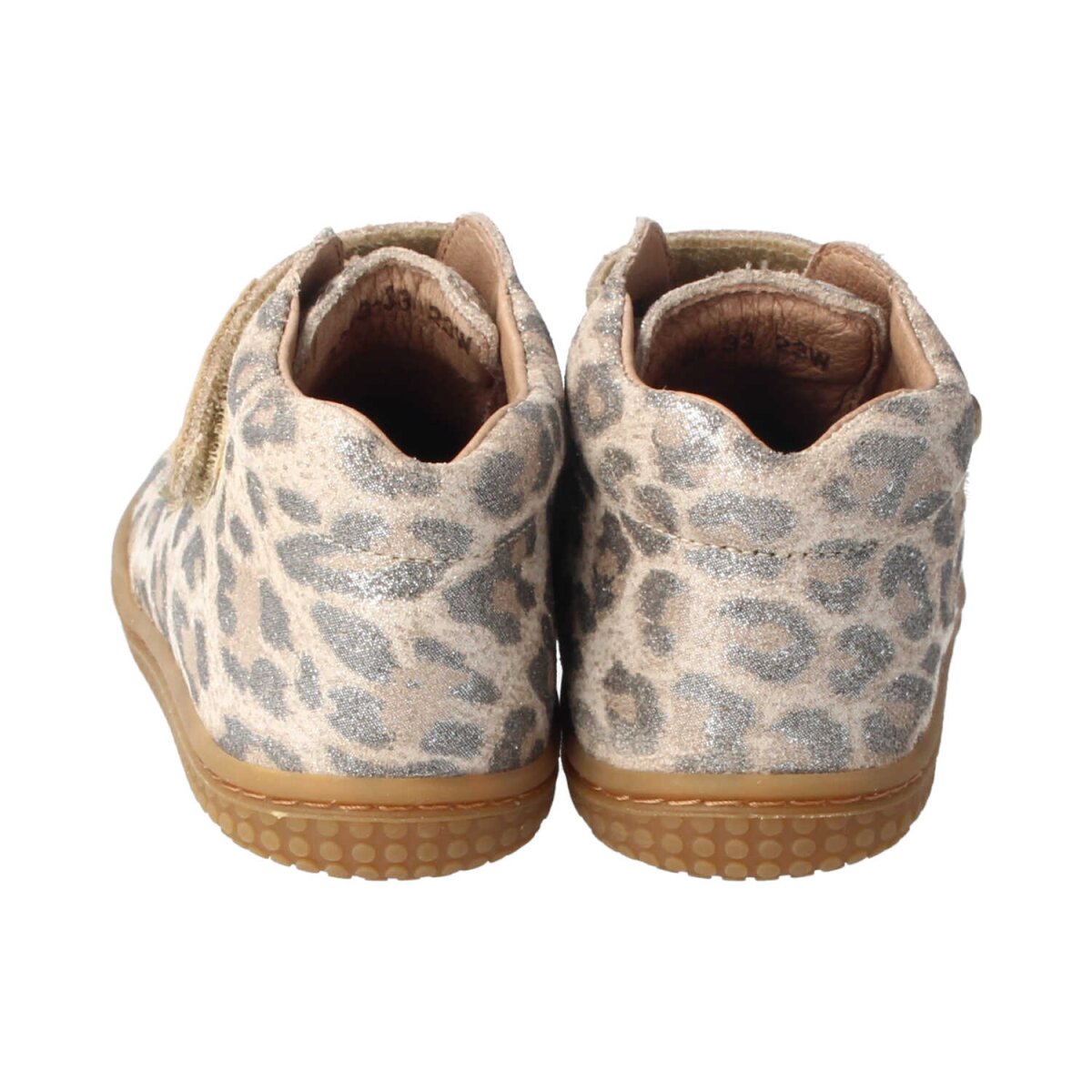 WL3213-33 glitter ecru LEOPARDII velours leather velcro Weite/W