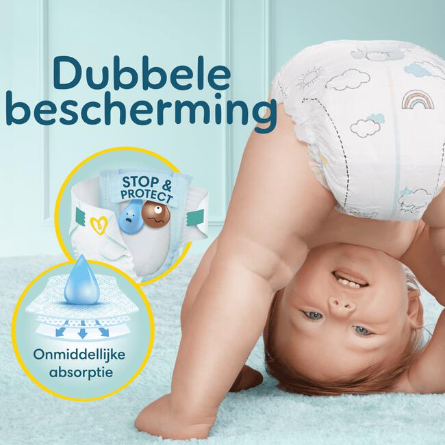Pampers Premium Protection Trio Pack Luiers Maat 3 6-10 KG 138 stuks
