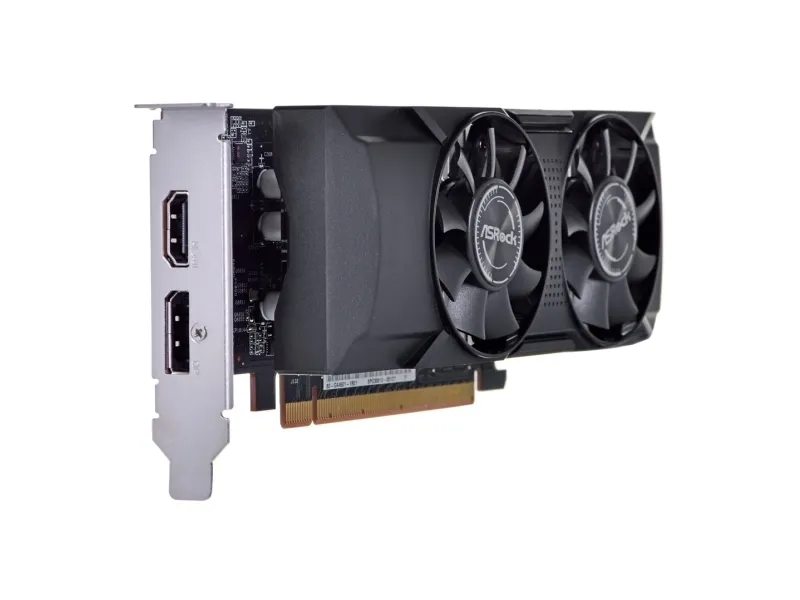 ASRock Intel Arc A380 - Grafikkort - Arc A380 - 6 GB GDDR6 - PCIe 4.0 x8 lavprofil - HDMI, DisplayPort
