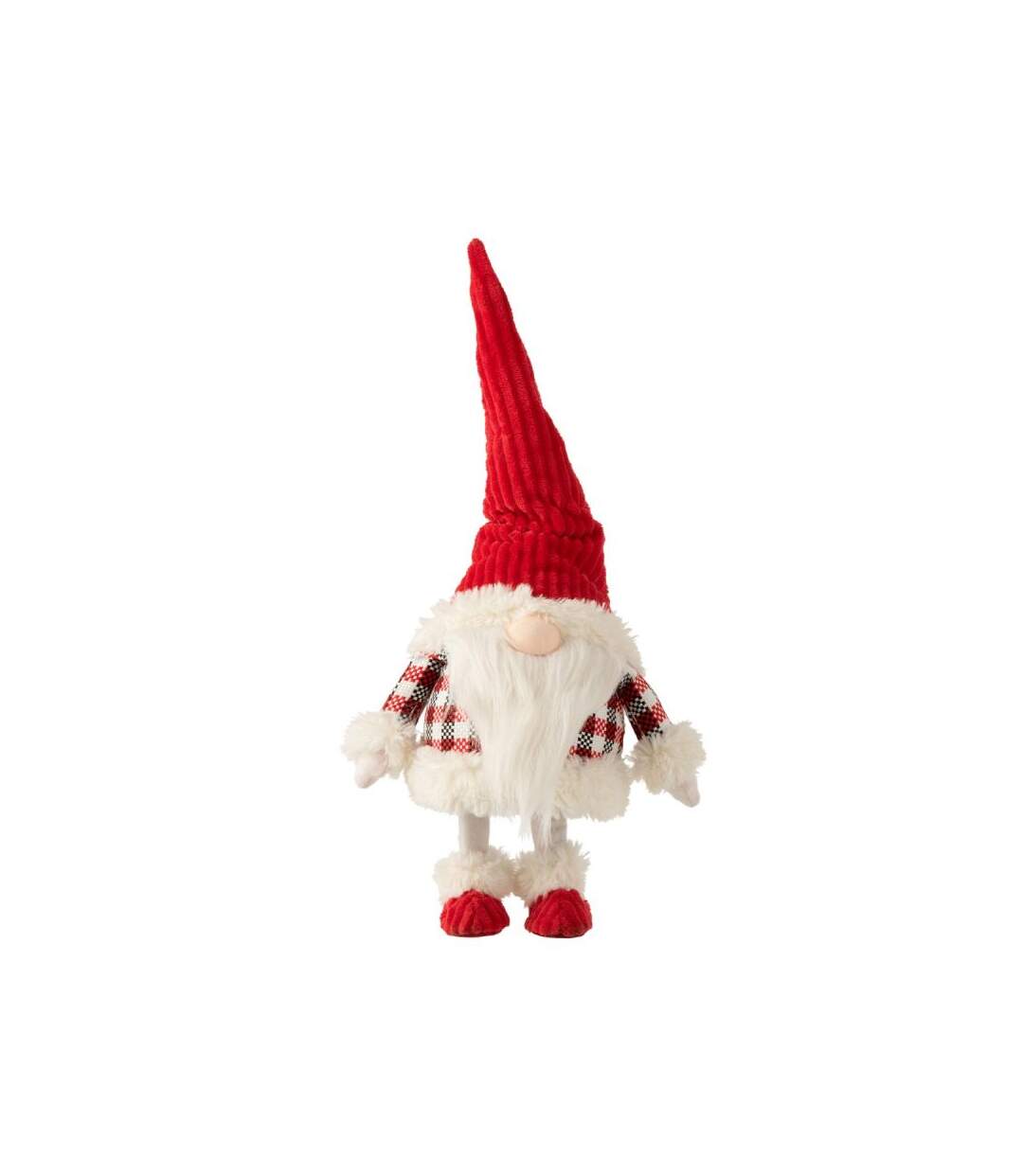 Paris Prix - Statuette Déco père Noël Qui Bouge 48cm Rouge