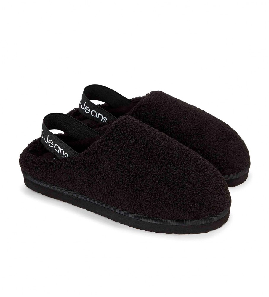 Calvin Klein Jeans Pantuflas Home Clog Surfaces preto