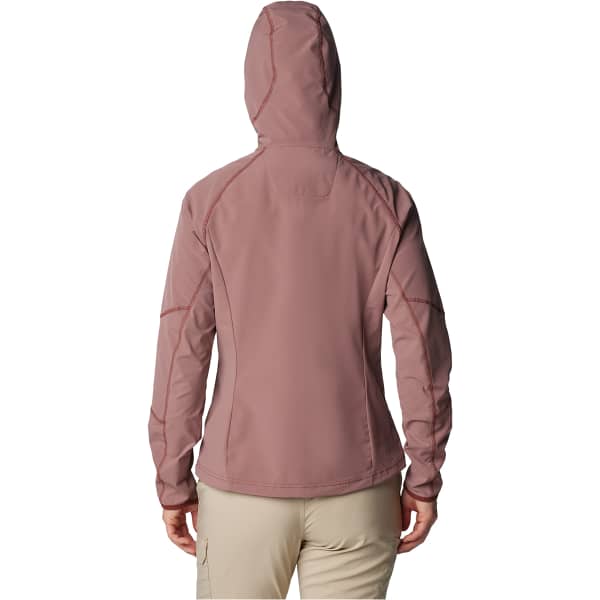 Softshell randonnée COLUMBIA W SWEET AS II SOFTSHELL HOODIE FIG SPICE POPS