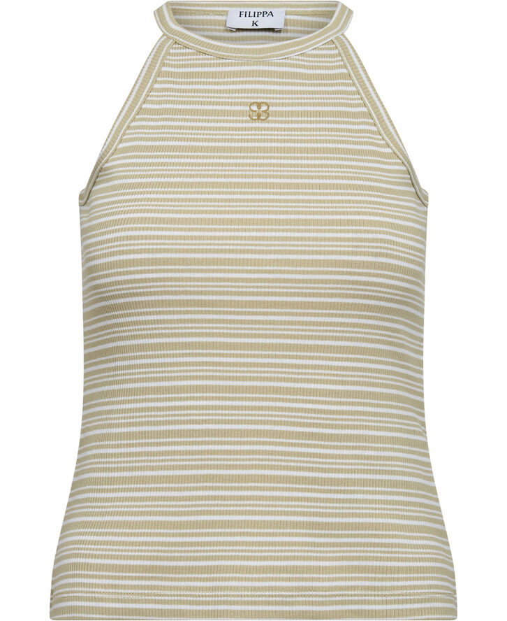 Filippa K Striped Tank Dark yello