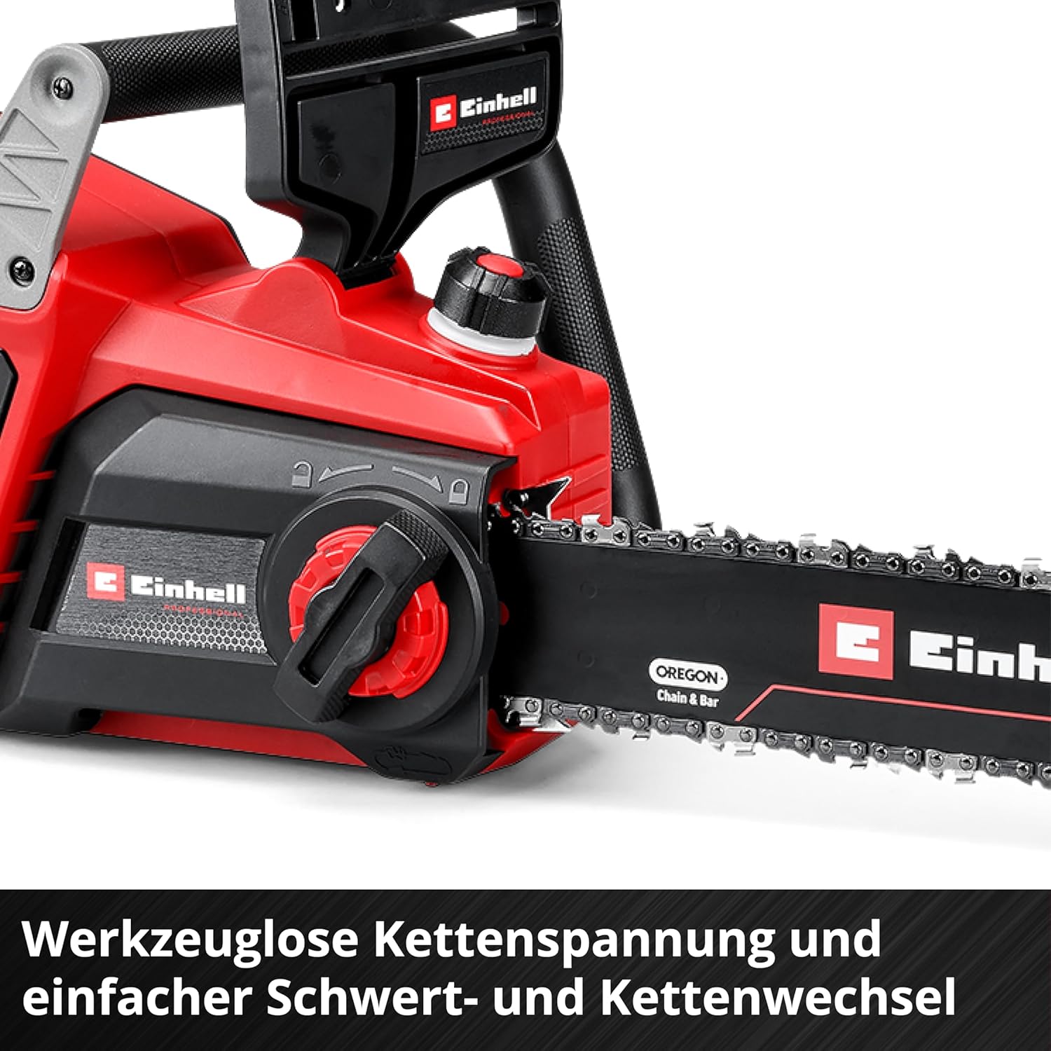 Einhell Professional Akku-Kettensäge GP-LC 36/40 Li BL-Solo (36 V, 38 cm Schnittlänge, Brushless, 19 m/s Kettengeschwindigkeit, autom. Kettenschmierung, ohne Akku)