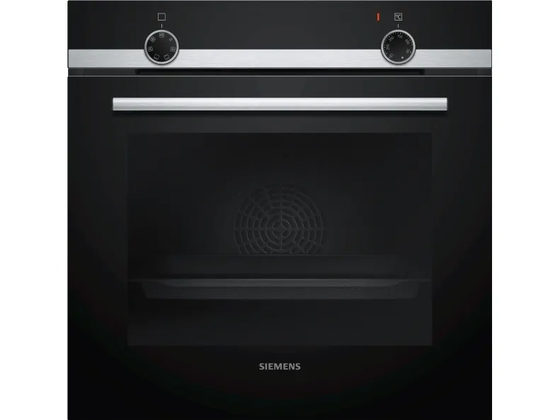 Siemens iQ100 HB510ABR0S - Ovn - til indbygning - niche - bredde: 56 cm - dybde: 55 cm - højde: 58.5 cm - Klasse A - rustfrit stål