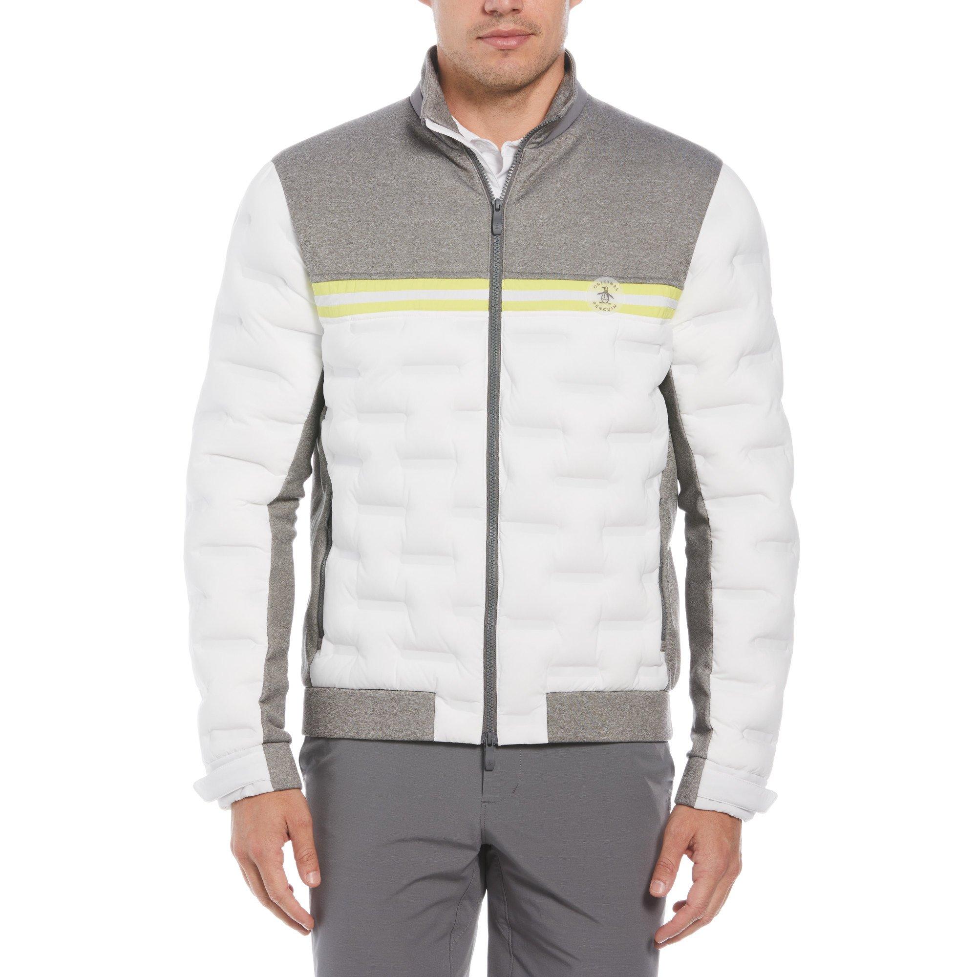 Original Penguin Golf Insulated Mixed Media 80s Jacket Mens