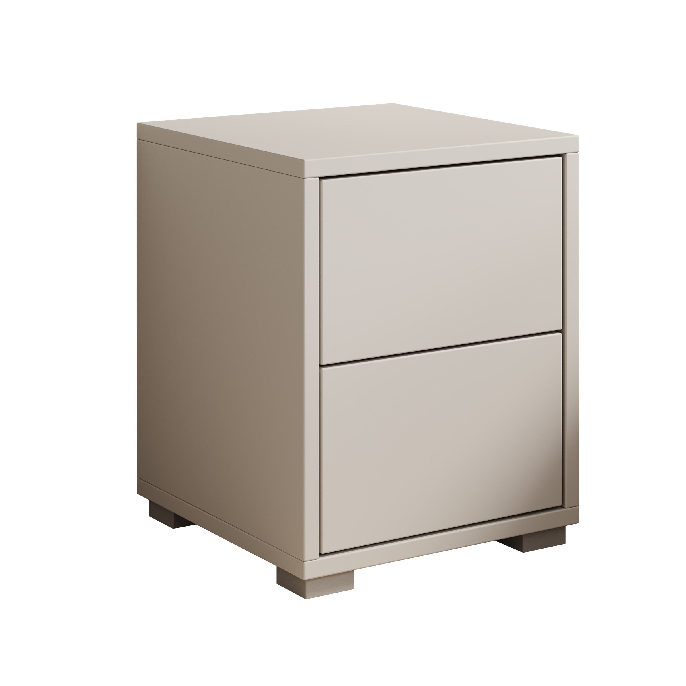Meubella - Nachtkastje Gideon - Beige - 30 cm