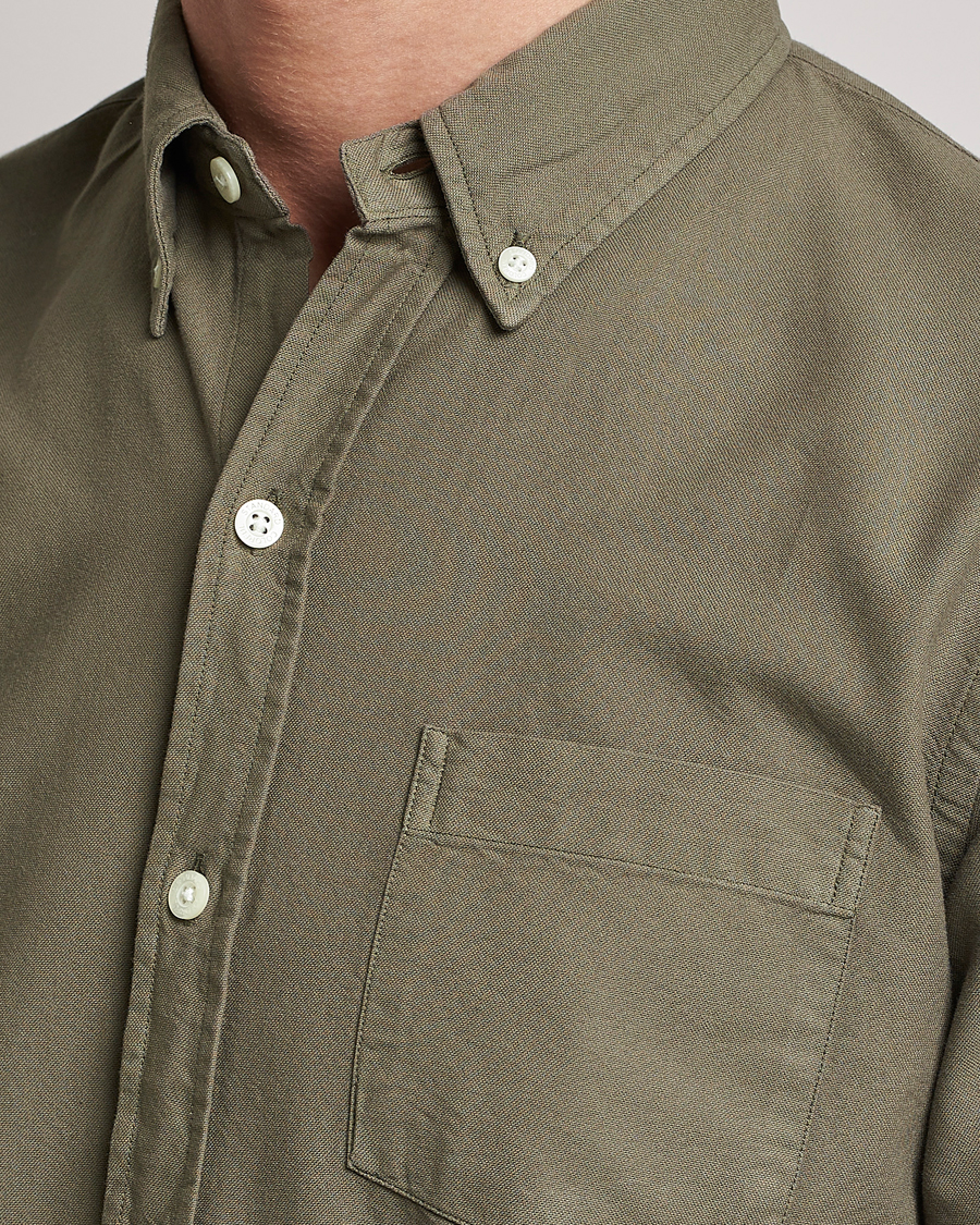 Colorful Standard Classic Organic Oxford Button Down Shirt Dusty Olive