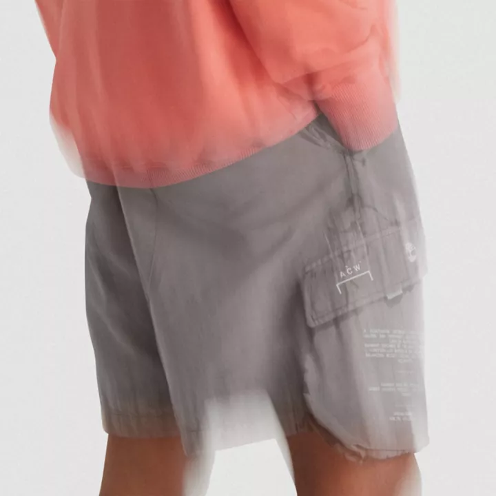 Short cargo Future73 Timberland x A-COLD-WALL* unisexe en gris foncé