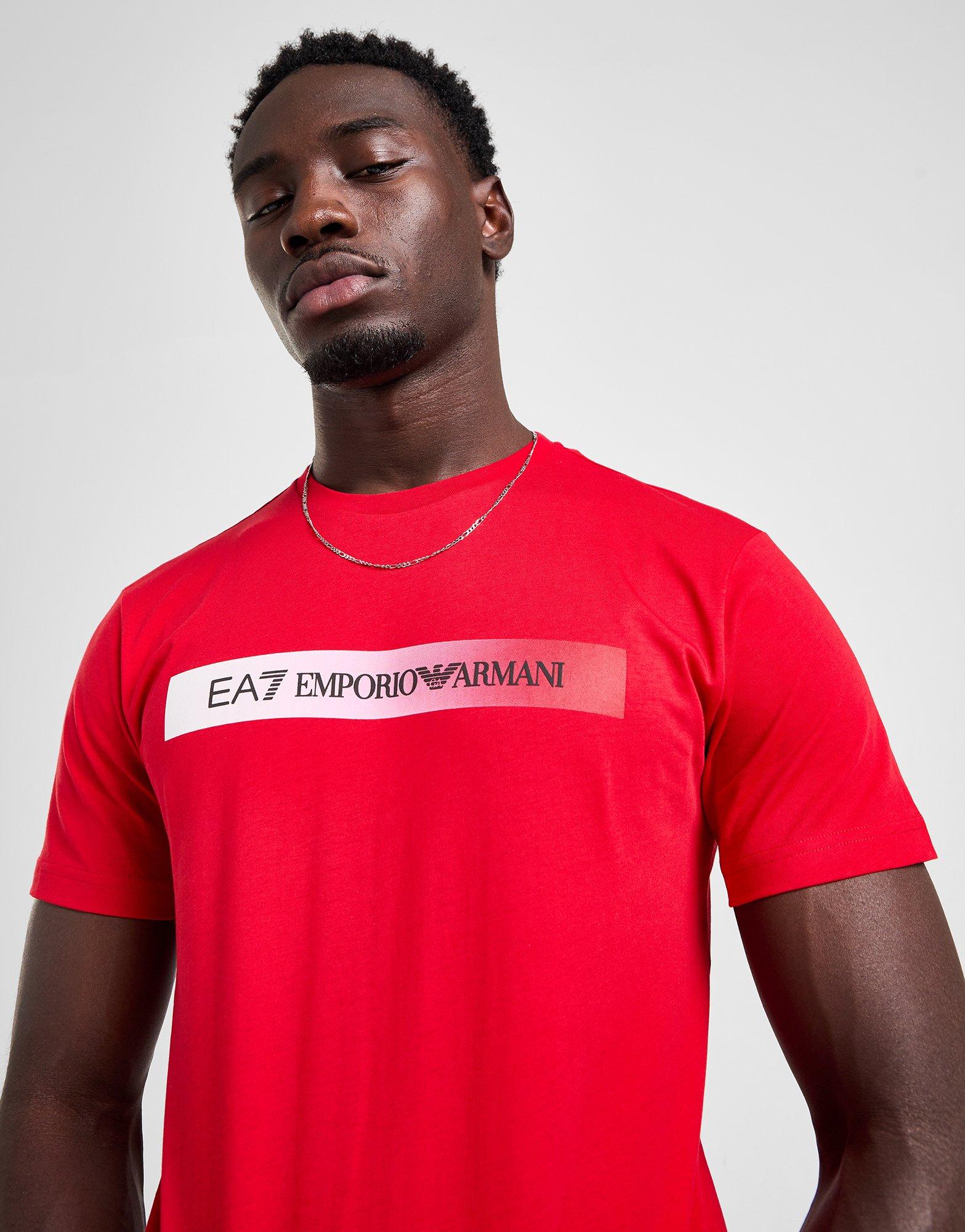 EA7 Emporio Armani T-shirt Chest Tape Homme
