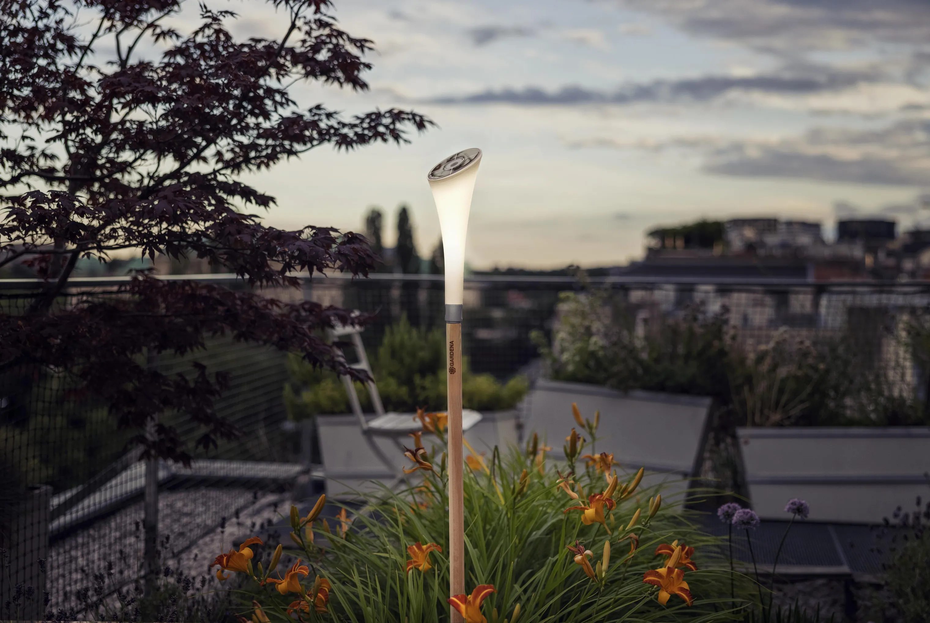 Gardena ClickUp Solcellelampe