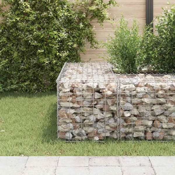 vidaXL Gabion høybed kubeformet ståltråd 50x50x50 cm