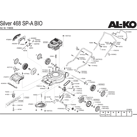 AL-KO rotorplæneklipper Silver 468 SP-A Bio
