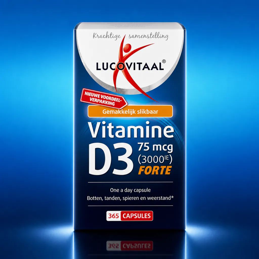 Vitamine D3 75 mcg 365 capsules
