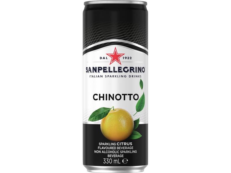 San Pellegrino Soft-Drinks Limonade Chinotto 6 x 0.33 l Erfrischendes Getränk mit Kohlensäure