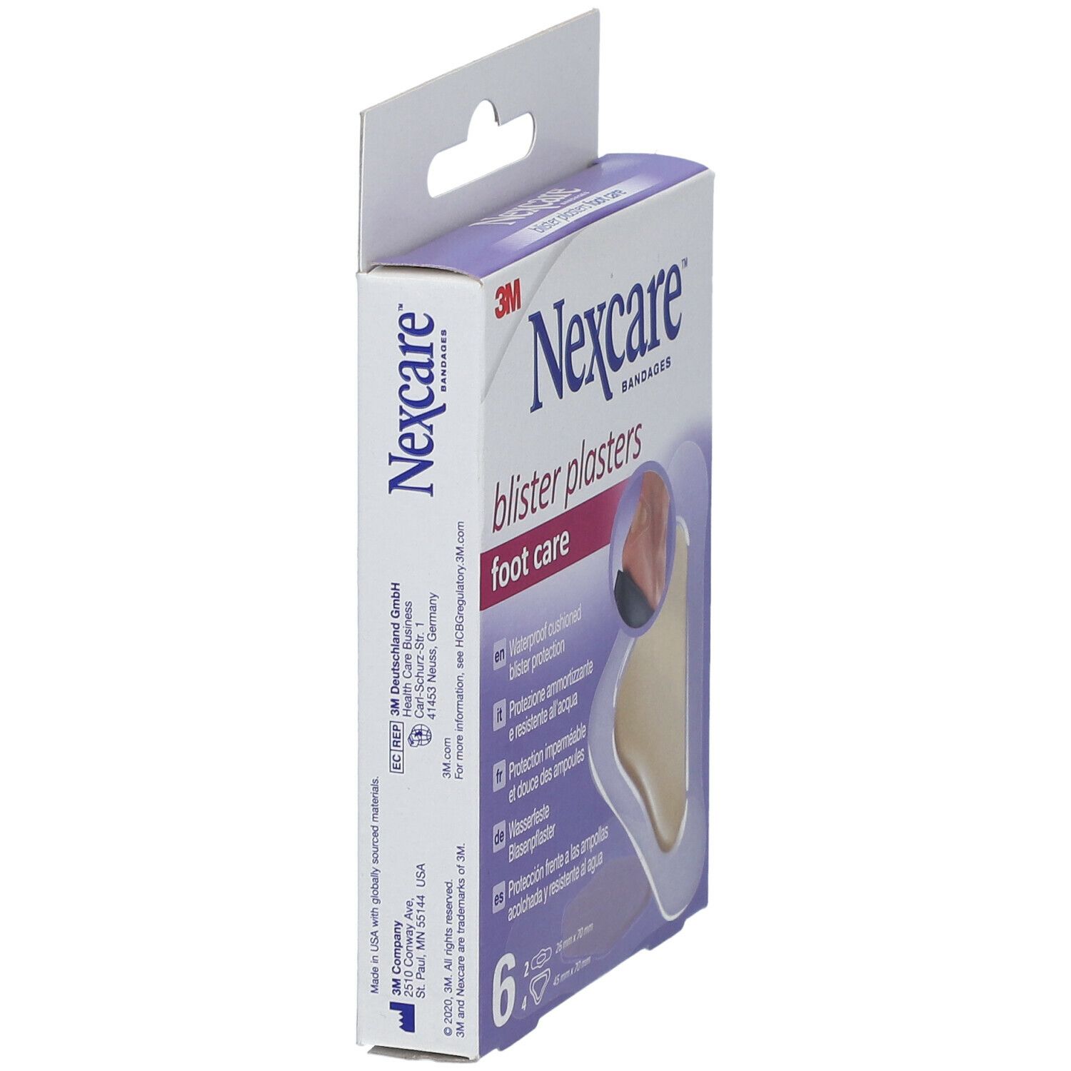 Nexcare™ blister plasters foot care