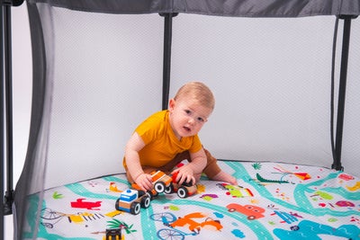 Lionelo ROEL Lekegrind  for Barn & Baby, Grey Multicolor