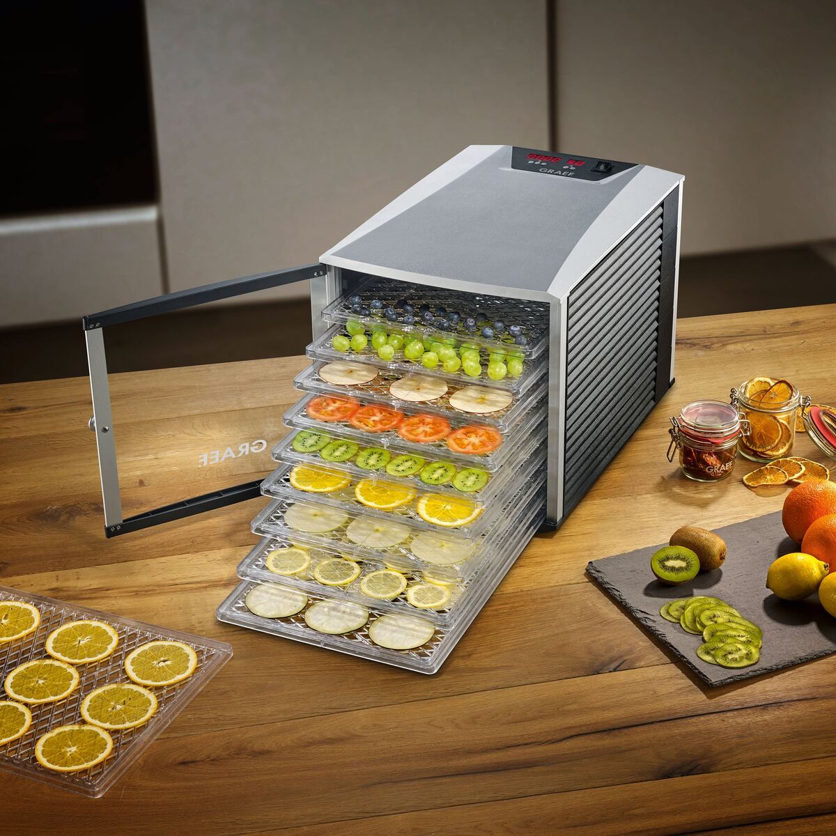 GRDA510 Dehydrator, 10 brikker