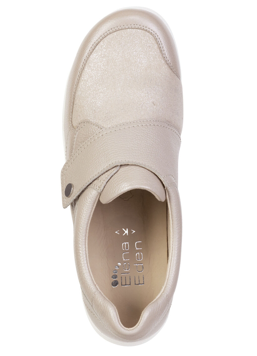 ELENA EDEN, komfortable Damen-Slipper, Weite K, mit herausnehmbarem Fussbett