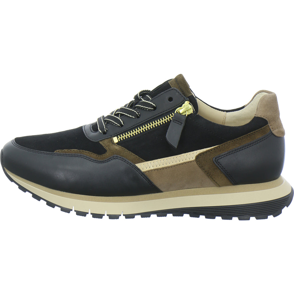 Gabor Comfort Sneaker Damen Schwarz-kombi