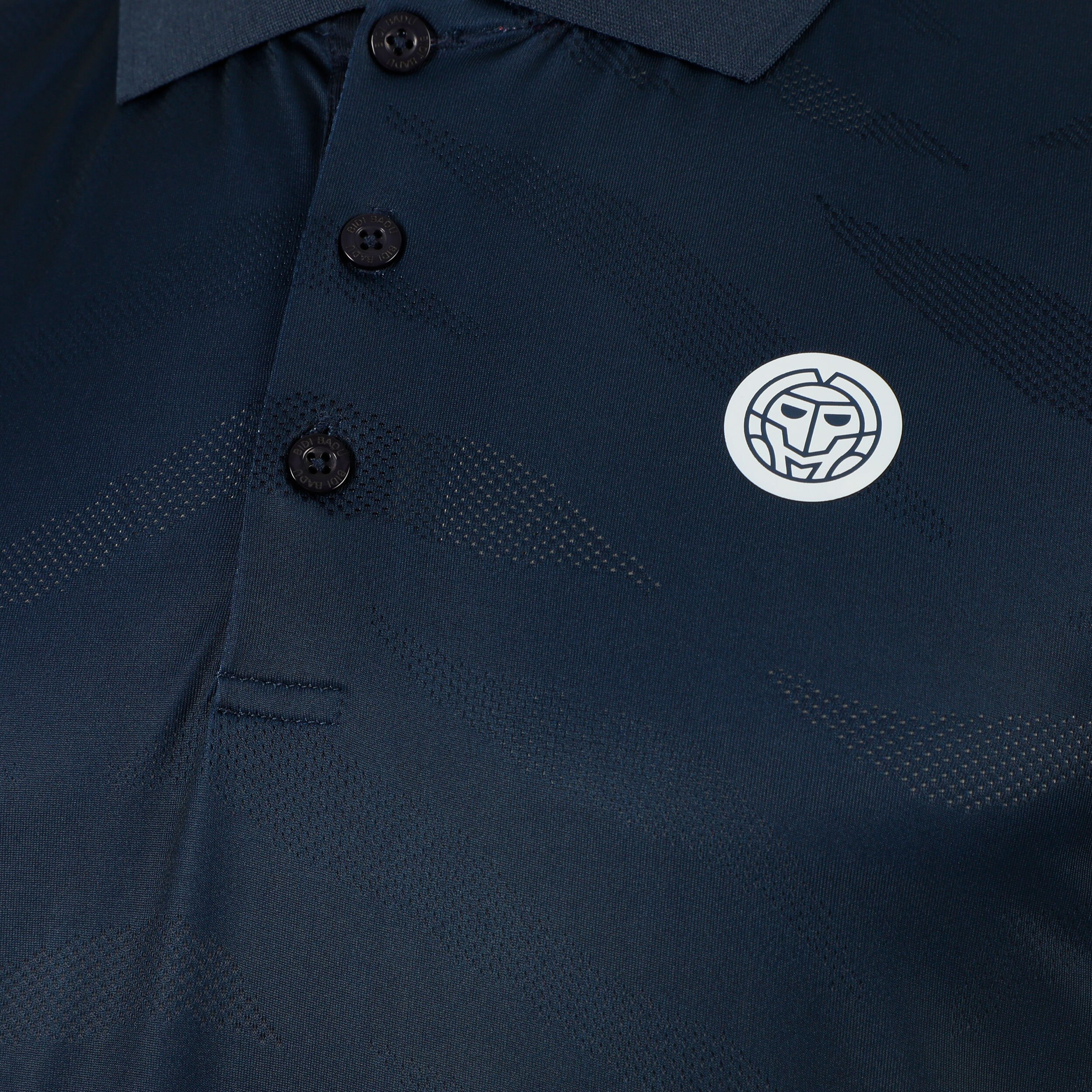 BIDI BADU Twiggy Polo Hommes - Bleu Foncé , Multicouleur