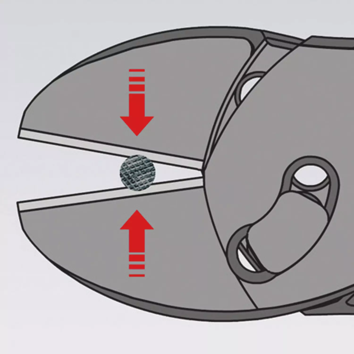 Knipex 7372180 TwinForce Kracht Zijsnijtang - 180mm