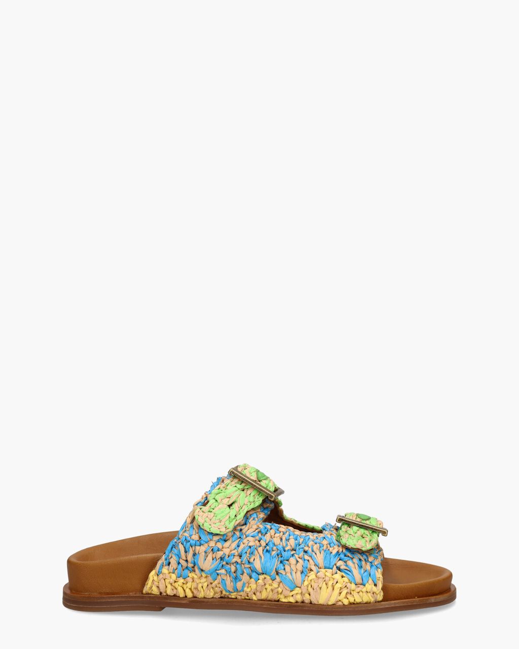 Miss Behave 397013 Groen/Multicolor Damesslippers