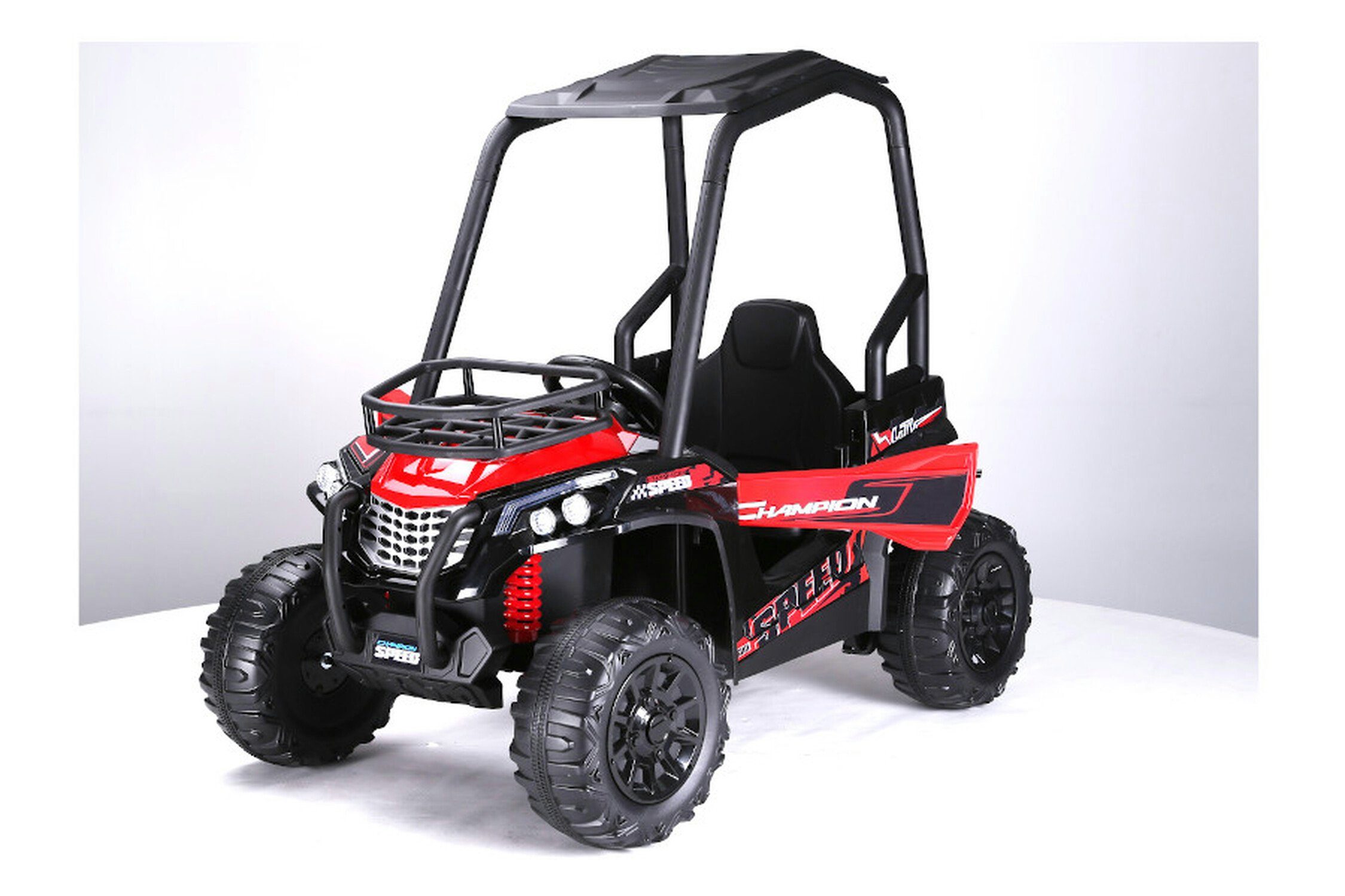 Carrinho elétrico infantil TPFLiving Buggy 370 - motor: 2 x 120W - bateria: 2 x 12 Volts/10Ah, capacidade de carga 40 kg, carrinho elétrico infantil com assento em couro e cinto de segurança.