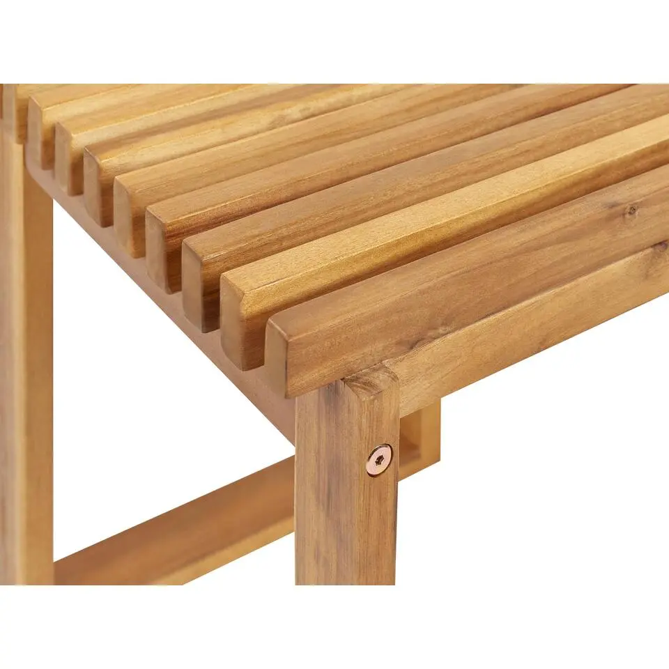 BELLANO - Bijzettafel - Lichthout - Acaciahout