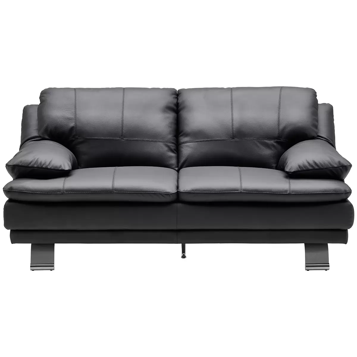 2er Sofa Salerno Schwarz