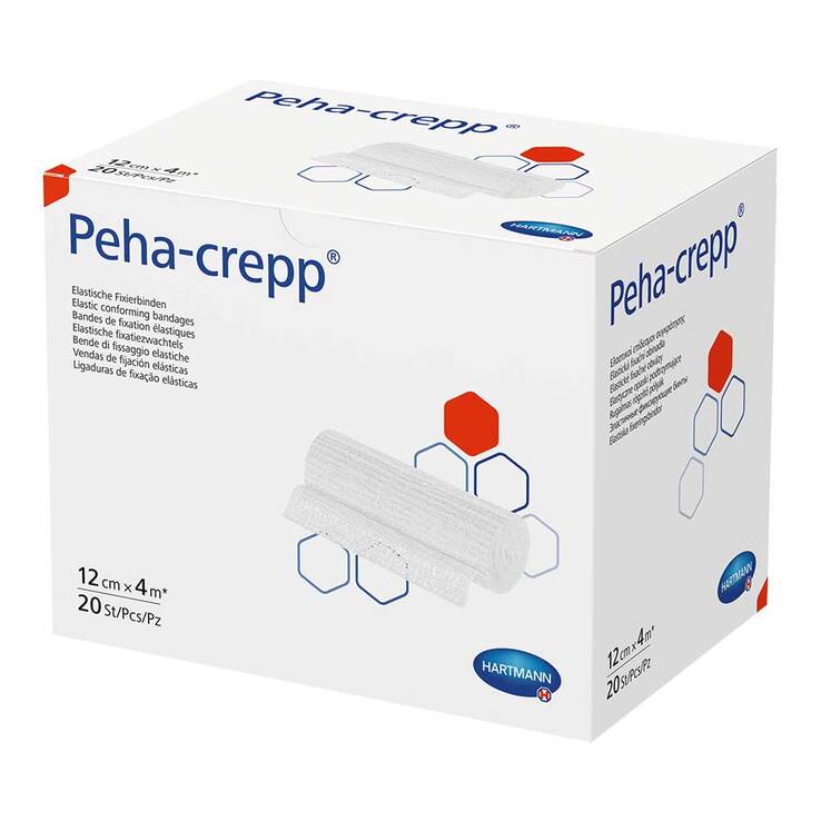 Peha Crepp Fixierbinde 12 cm x 4 m, 20 St