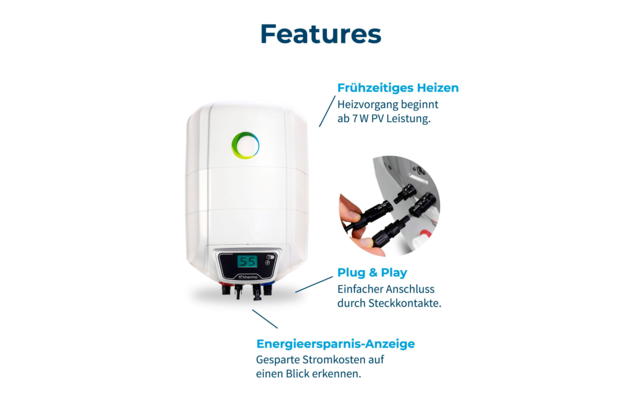 Fothermo photovoltaischer Boiler 550 W