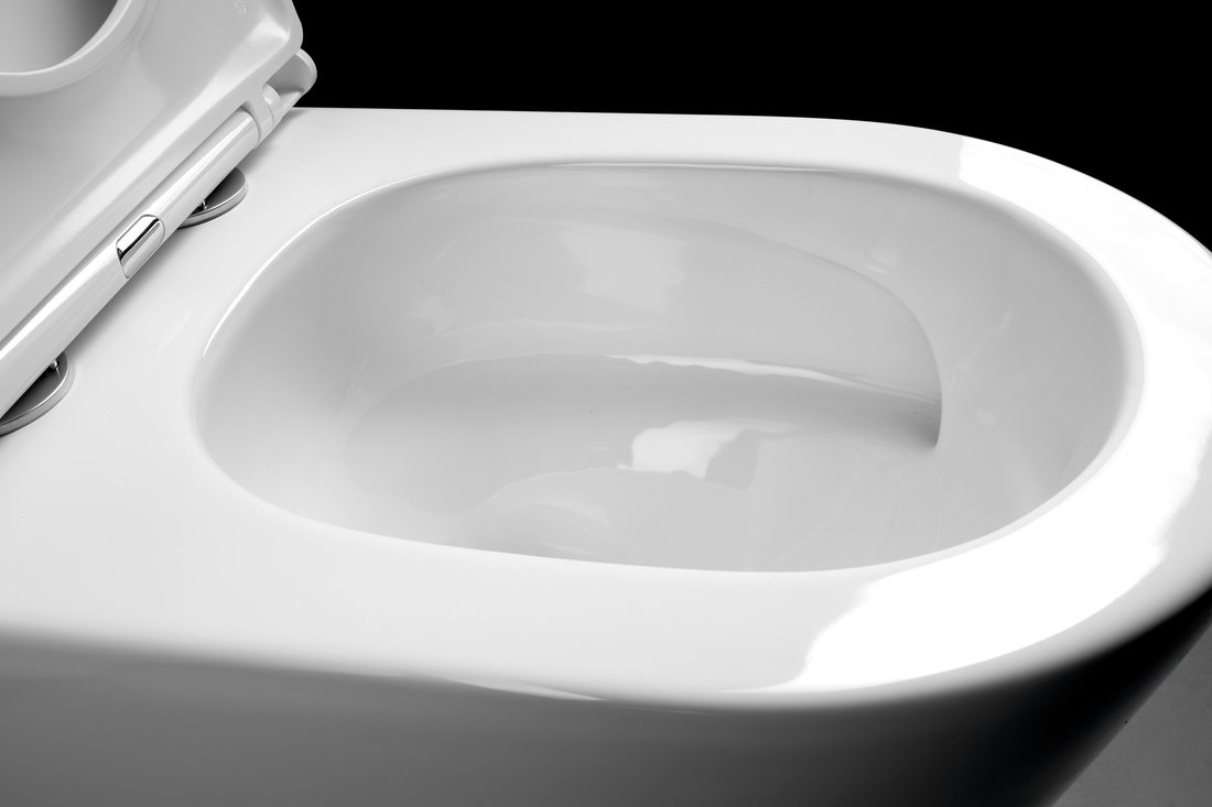 Sapho Avis staand toilet randloos met vortex spoeling en softclose zitting wit glans