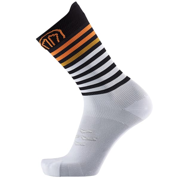 Chaussette running SIDAS RUN ANATOMIC LIGHT CREW BLANC/NOIR
