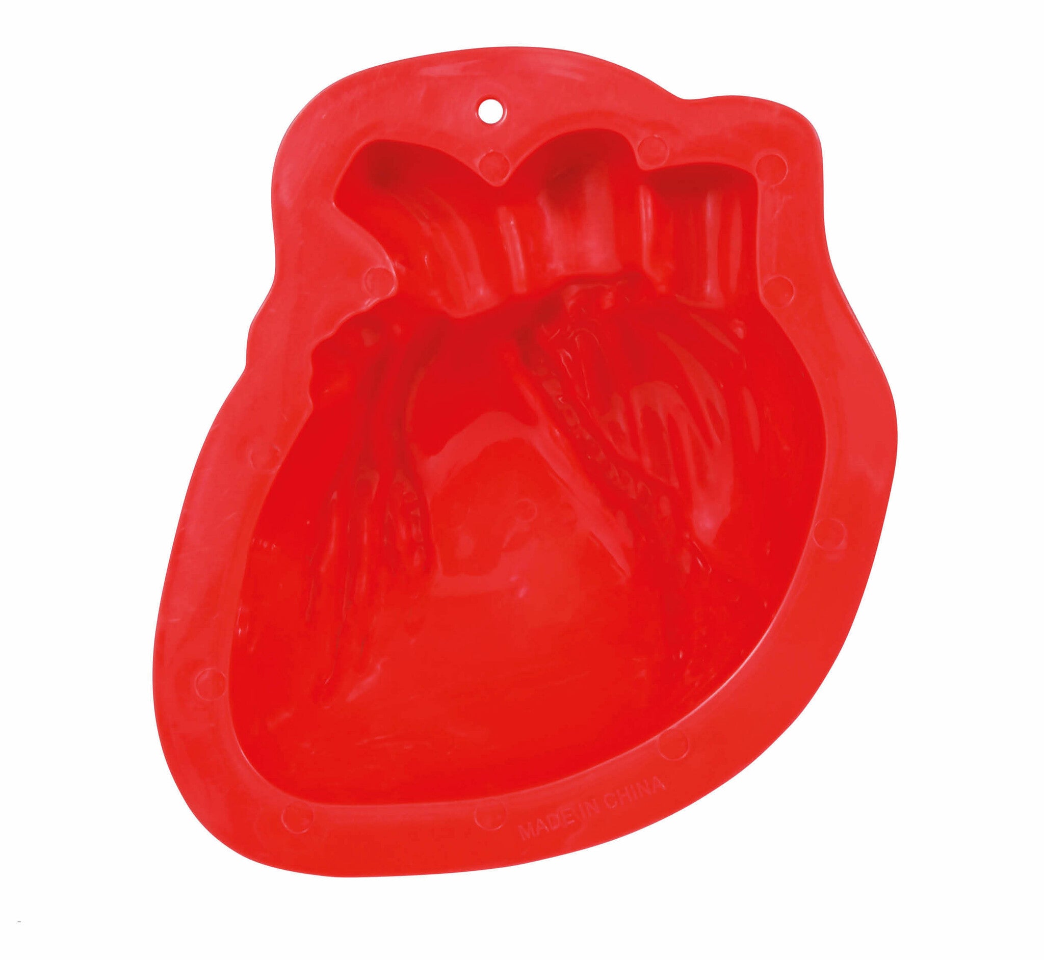 Halloween Mal Hartvorm Voor Gelatine 16cm