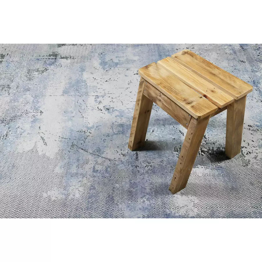 Wecon home Kurzflorteppich Radiate graublau