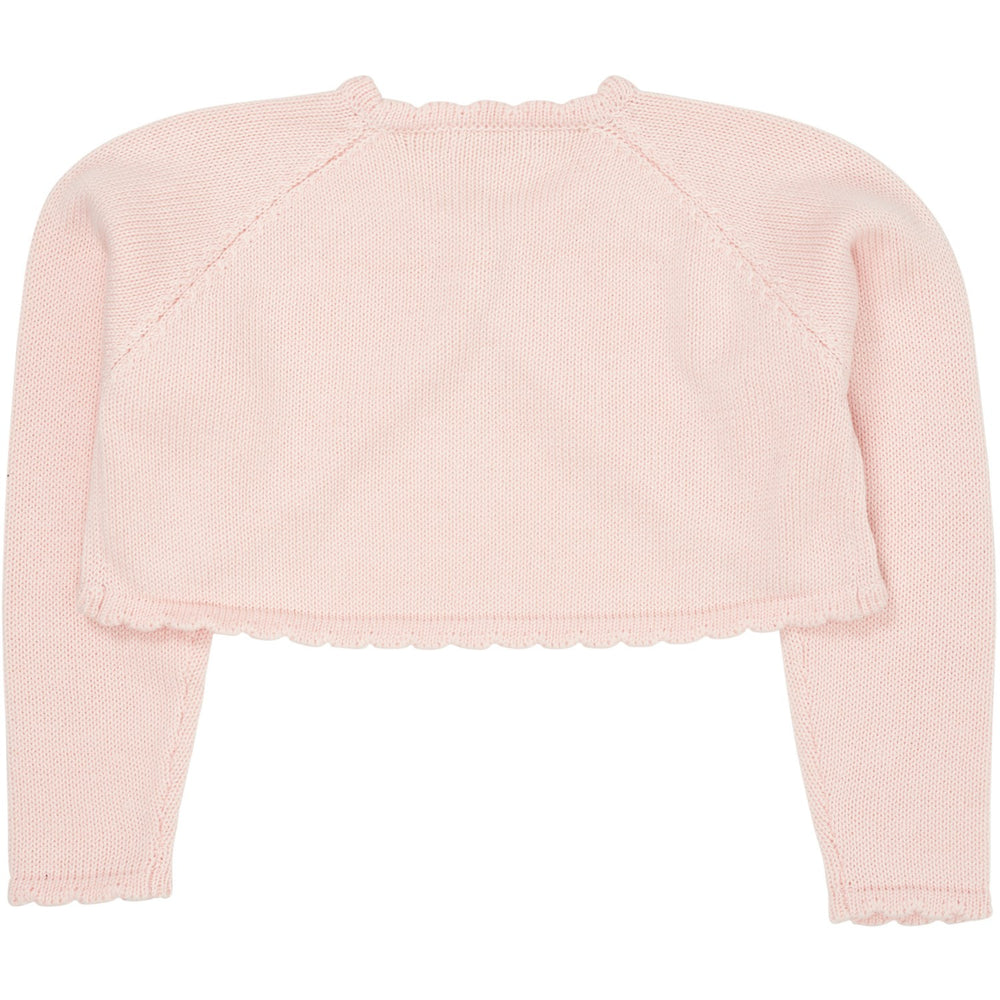 Køb COPENHAGEN COLORS Soft Pink Lt. Strikket Bolero m. hjerteknap