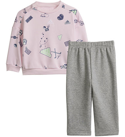 adidas Performance Sweats?t - I Bluv Jogger - Pink/Gr?