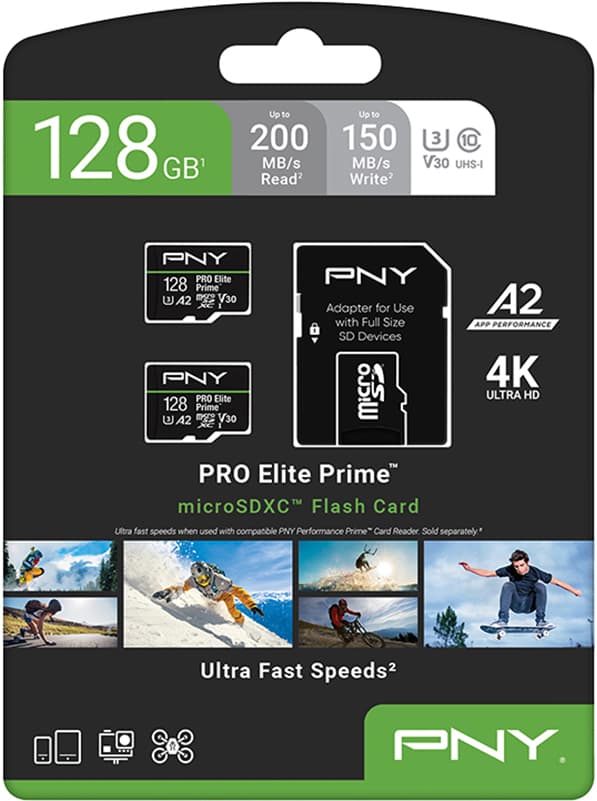 PNY PRO Elite Prime microSD-kort 128 GB
