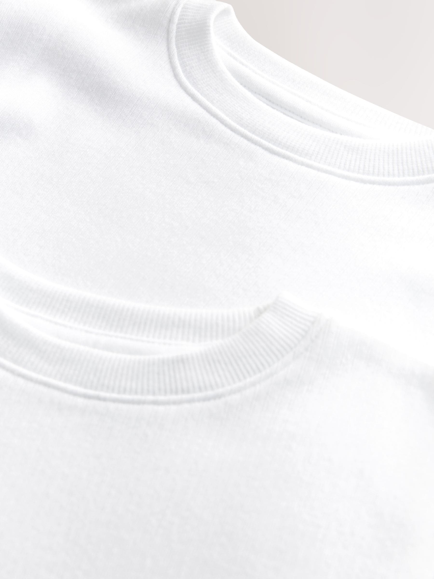 Wit - 2 -pack thermische tops met lange mouwen (2-16jr)