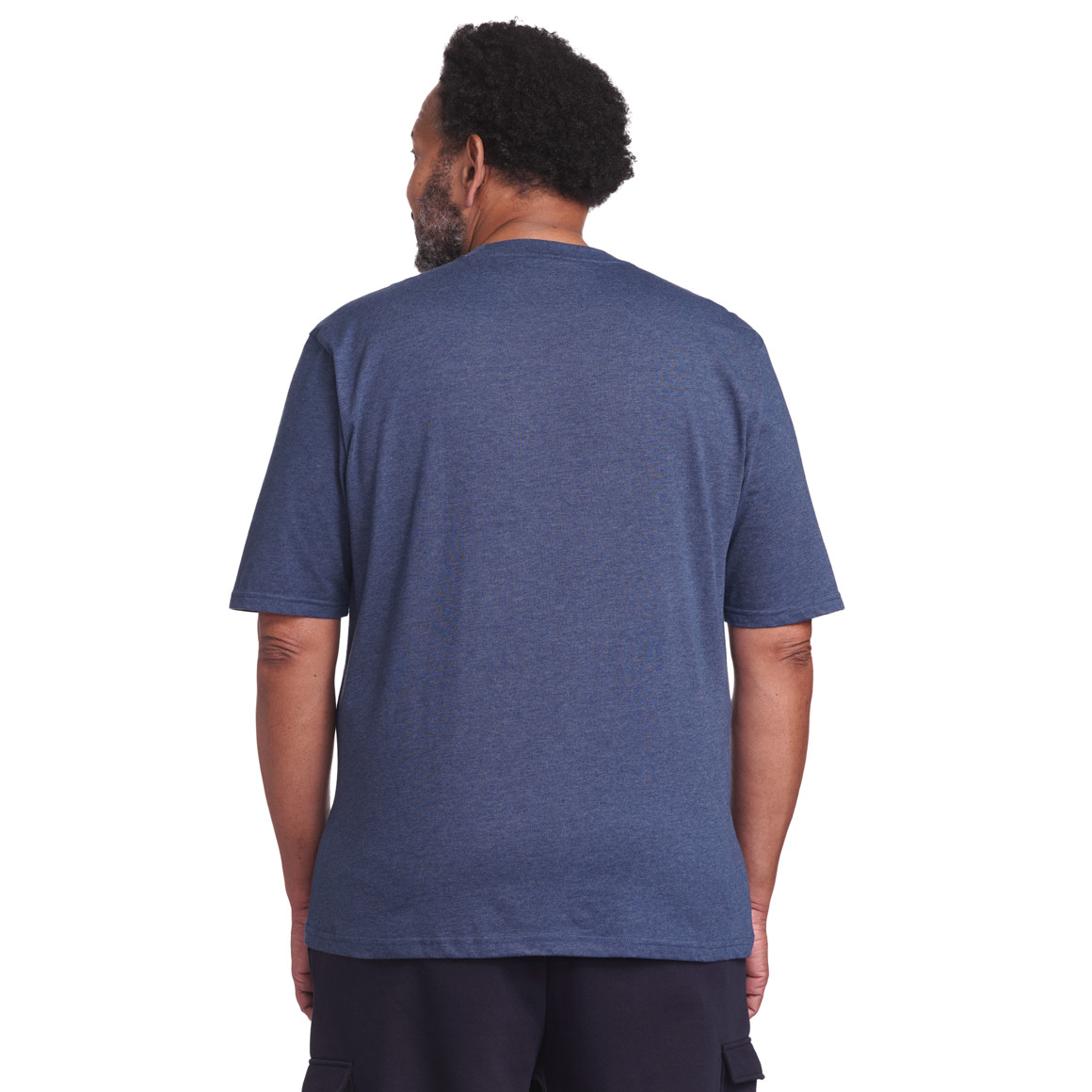 VanVaan Herren-T-Shirt mit großem Print blau