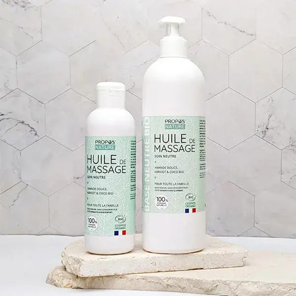 Óleo de Massagem Orgânico Neutro Nature Cosmetic da Propos 500ml