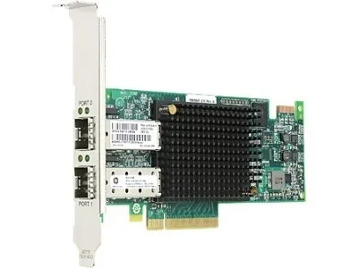 Emulex Gen 6 - Vært bus adapter - PCIe 3.0 x8 lavprofil - 16Gb Fibre Channel x 2 - for ThinkSystem SR250; SR530; SR630 V2; SR645; SR650 V2; SR665; SR850 V2; ST250; ST650 V2