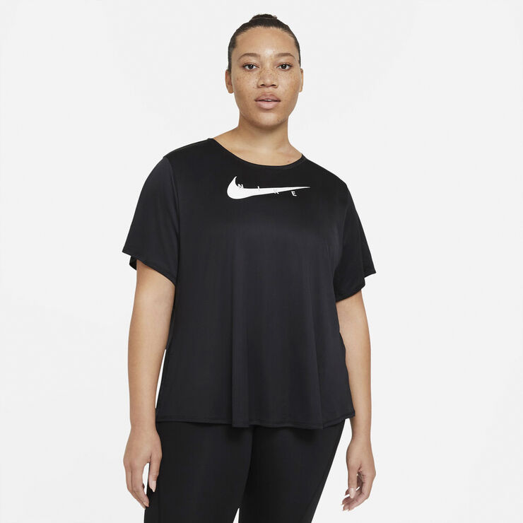 Nike Swoosh Run T Shirt Sort