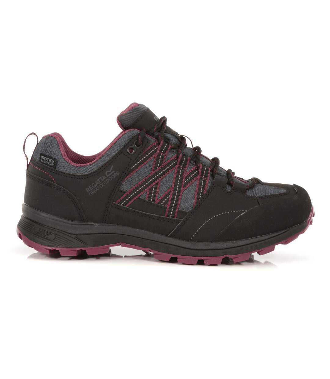 Regatta - Chaussures de randonnée SAMARIS - Femme (Noir/violet) - UTRG3702