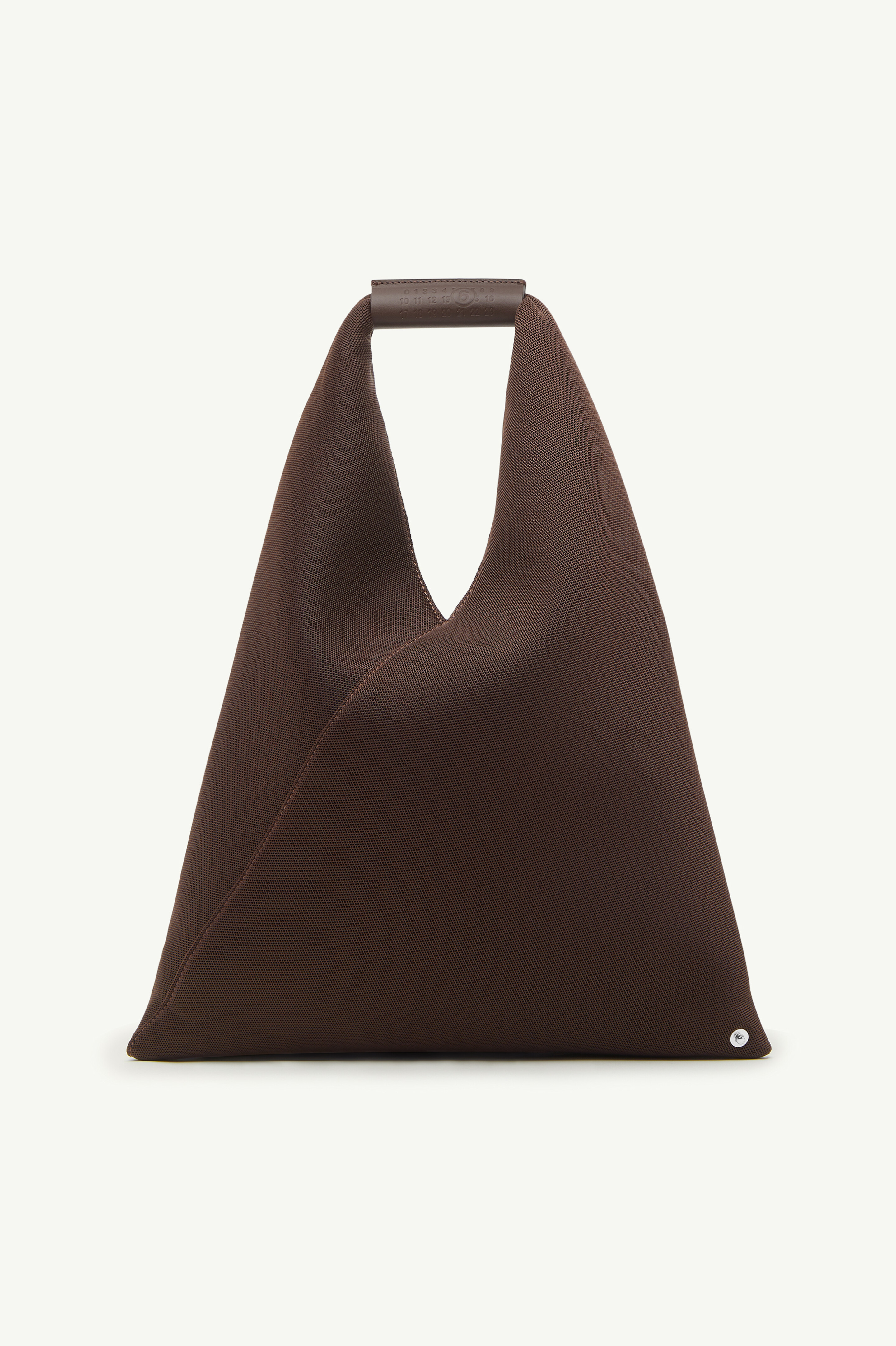 Sac Hobo Japanese classic small pour femme | MM6 Marron